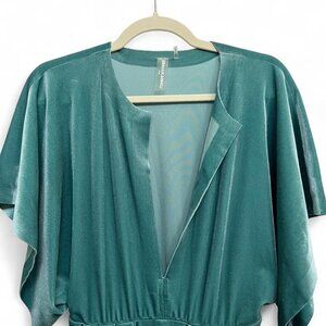 Norma Kamali Rectangle green jumpsuit!